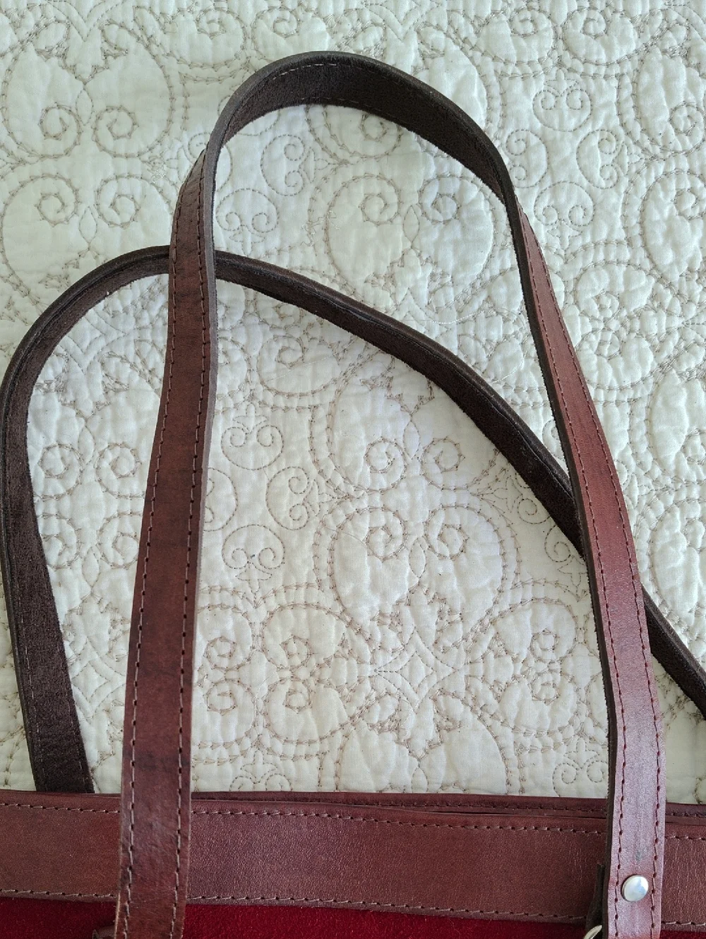 Handcrafted Bolivian‎ Brown Leather Shoulder Bag Boho Woven Artisan Fair Trade